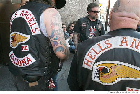 - Hells Angels motorcycle gang members gather at funeral home for service of Ernest Uno Ozolins. . Hells angels members list